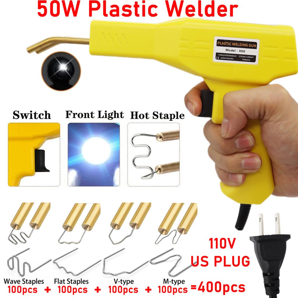 50W/150W Plastic Welder Soldering Iron for Plastic Hot Stapler Plastics Hole Repairing Tool Set Plastic Welding Gun Machine