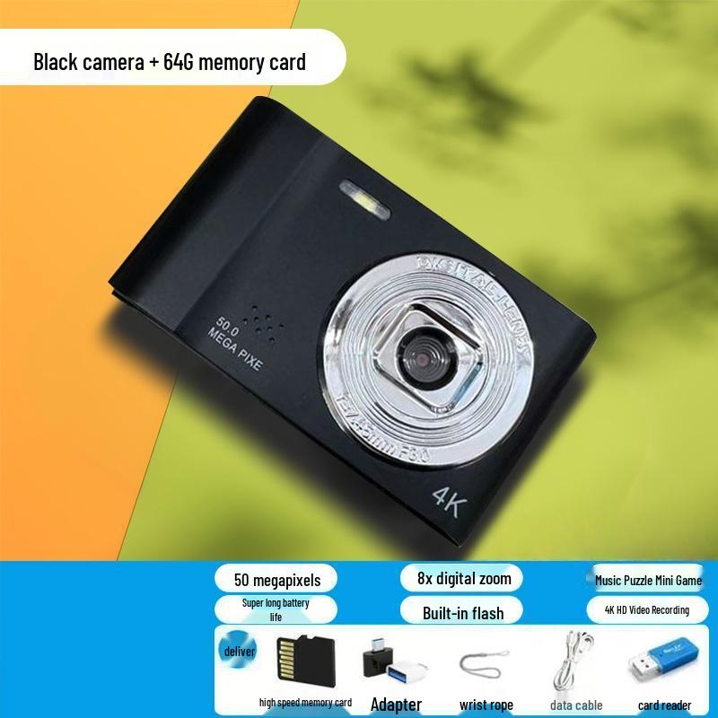 Retro D04 CCD Digital Camera: Multifunctional, Portable, Ideal for Students and Travel.