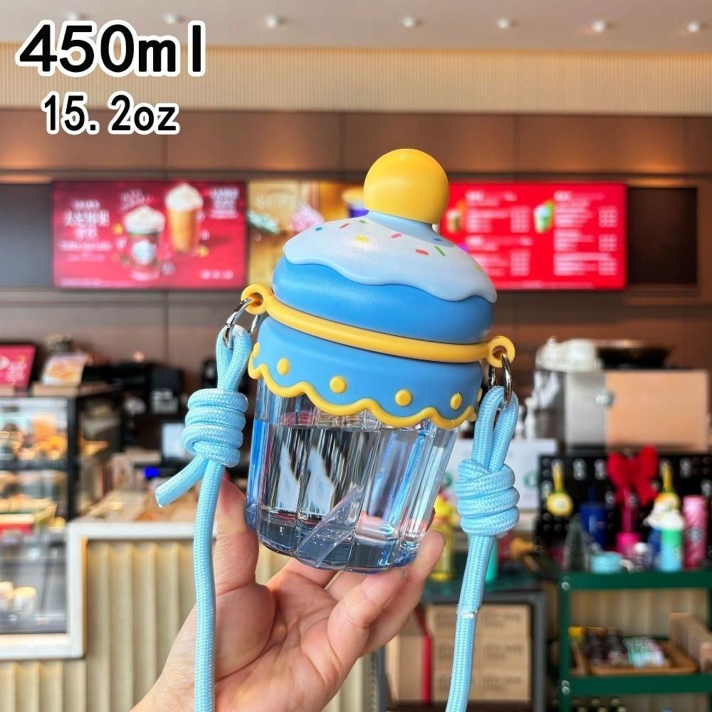 Transparent Clear Tumbler Crossbody Hanging Rope Iced Coffee Cup Drinkware Suction Cup Home Use