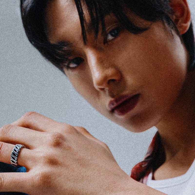 SCALETTO BLACK WSM015 Bone Ring