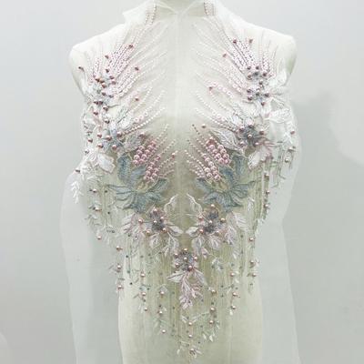 Cloth Sticker Soft Hand Embroidery Tear-resistant DIY Clothing Polyester Lace Wedding Dress Applique Sewing Shop