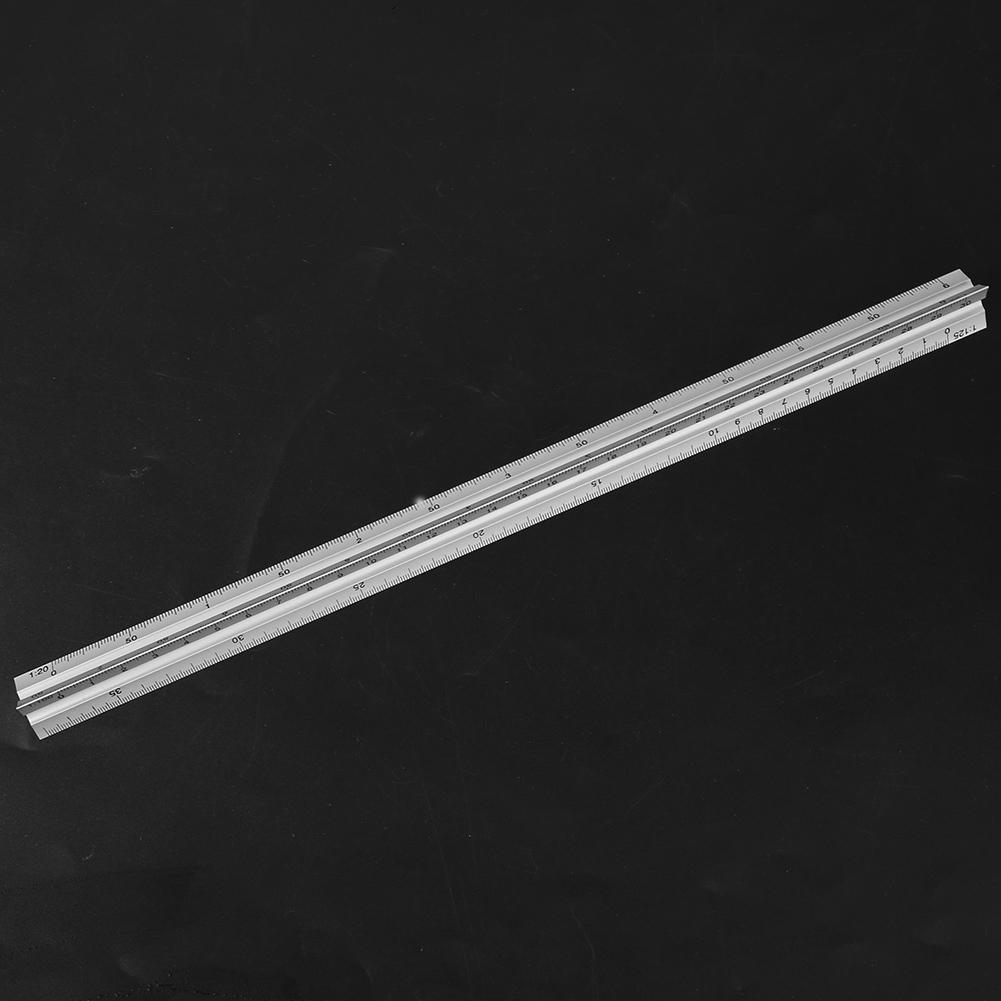 Χάρακας τριγωνικής ζυγαριάς 30cm Χάρακας μέτρησης από κράμα αλουμινίου Πολυλειτουργικός μηχανικός