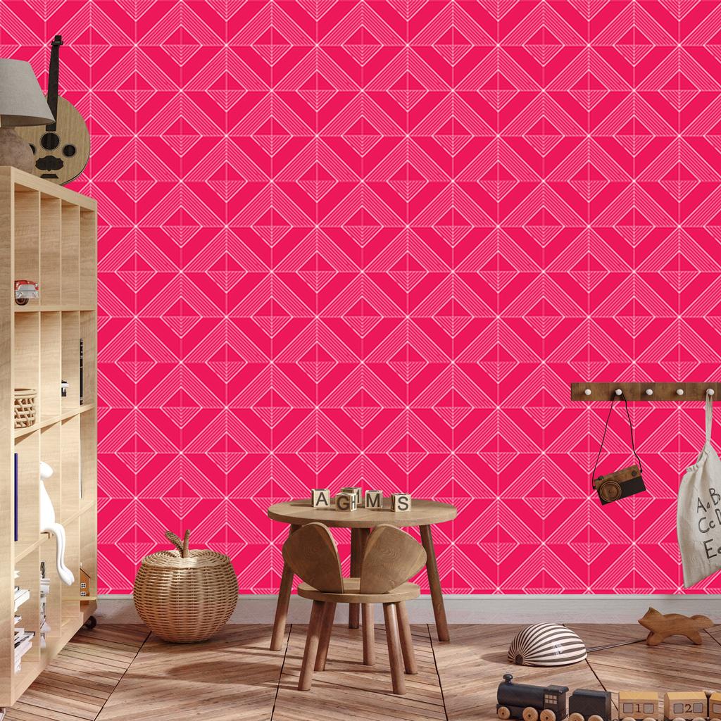 Geometric Rose Diamonds Wallpaper for Living Room and Bedroom 50x1000