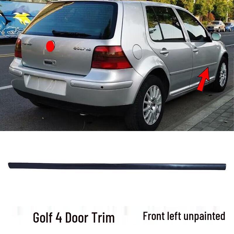 Compatible with 04-08 Golf 4 Models: Front & Rear Bumper Trim Strips, Door Trim Strips, Anti-Collision Strips Volkswagen Golf 4