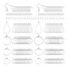 700Pcs Permanent Iron Drop Ear Fasteners Stoppers Round Findings Organized Jewelry Crafting Factors