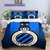 Club Brugge KV Pattern Bedding Quilt Set  Home Decoration  Gift (1 * duvet cover + 2 * pillowcase  without core)