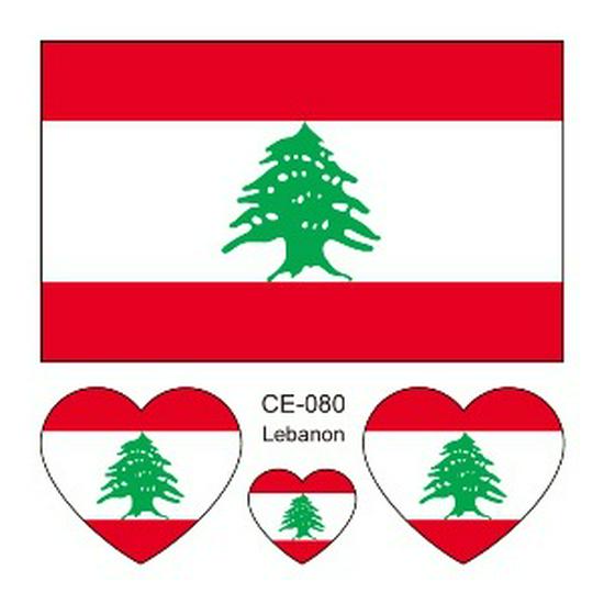 World Cup 2026 National Flag Waterproof Tattoo Stickers for Sports