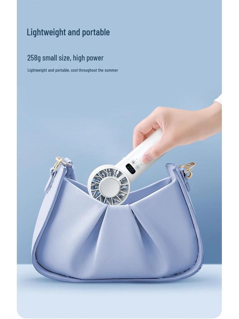 USB Handheld Fan: Compact, Long Battery Life, Powerful Wind, Silent Operation, Customizable Cooling