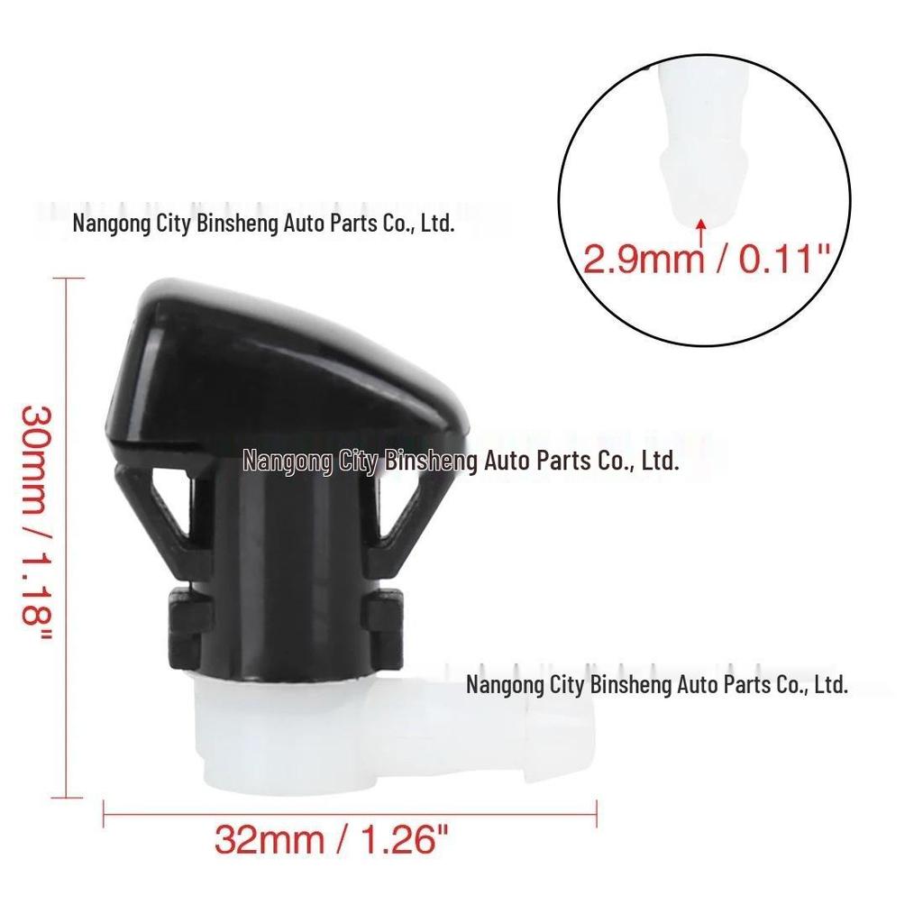 68269108AA 5182367AA: Fits 2011-2021 Dodge Windshield Washer Nozzles