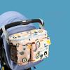 Large Capacity Cartoon Stroller Organizer Oxford Cloth Hanging Carriage Bag  Baby Bottle Holder