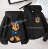 Spring Kids Coat PAW Patrol Children's Zipper-style Hooded Sweatshirt for Boys Girls' Casual Top Casual Shirt with Cartoon Print