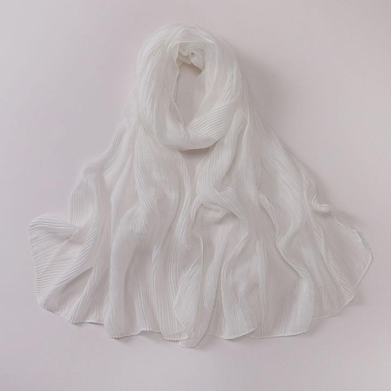 Ramadan Woman Muslim Hijabs Fashion Soft Long Scarf Shawl Plain Cotton Jersey Scarves Turban Spring Lady Wrap Shawls Headband