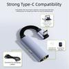 PD 60W Fast Charging Type-C To 3.5mm Adapter 2 in 1 Audio Adapter Headphone Adapter  Headphone Use