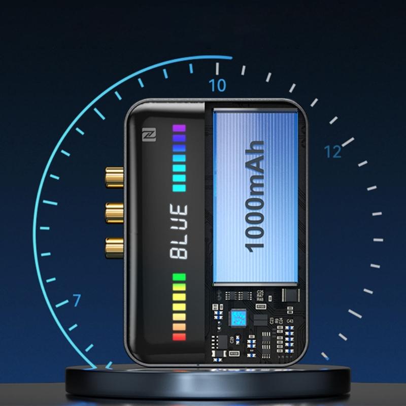 Bluetooth-compatible Adapter with 5.3 Chip, Display, Long Battery Music Receiver for Devices
