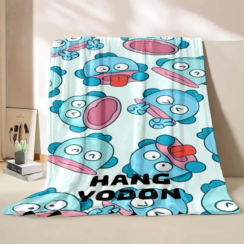 

Одеяло Sanrio Kawaii Throw Cartoon Hangyodon Quilt Woman Office Nap Blanket Beds Soft Fluffy Plush Throw Kids Baby Gift 30x40in