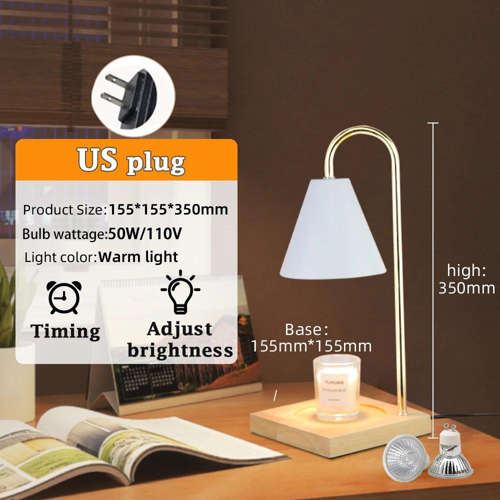 Kerzenwärmer-Lampen mit Glühbirne, dimmbare Tischleuchte, Atmosphäre, Schreibtisch, Nachttischlampe für Schlafzimmer, Heimdekoration, Beleuchtung, Frauen, Mädchen, Geschenke