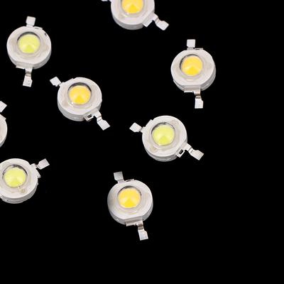 10 Peças 1W 3W Lâmpada LED de Alta Potência Diodo Emissor de Luz LEDs Chip SMD Branco Quente Para Refletor LED Holofote Lâmpada Downlight