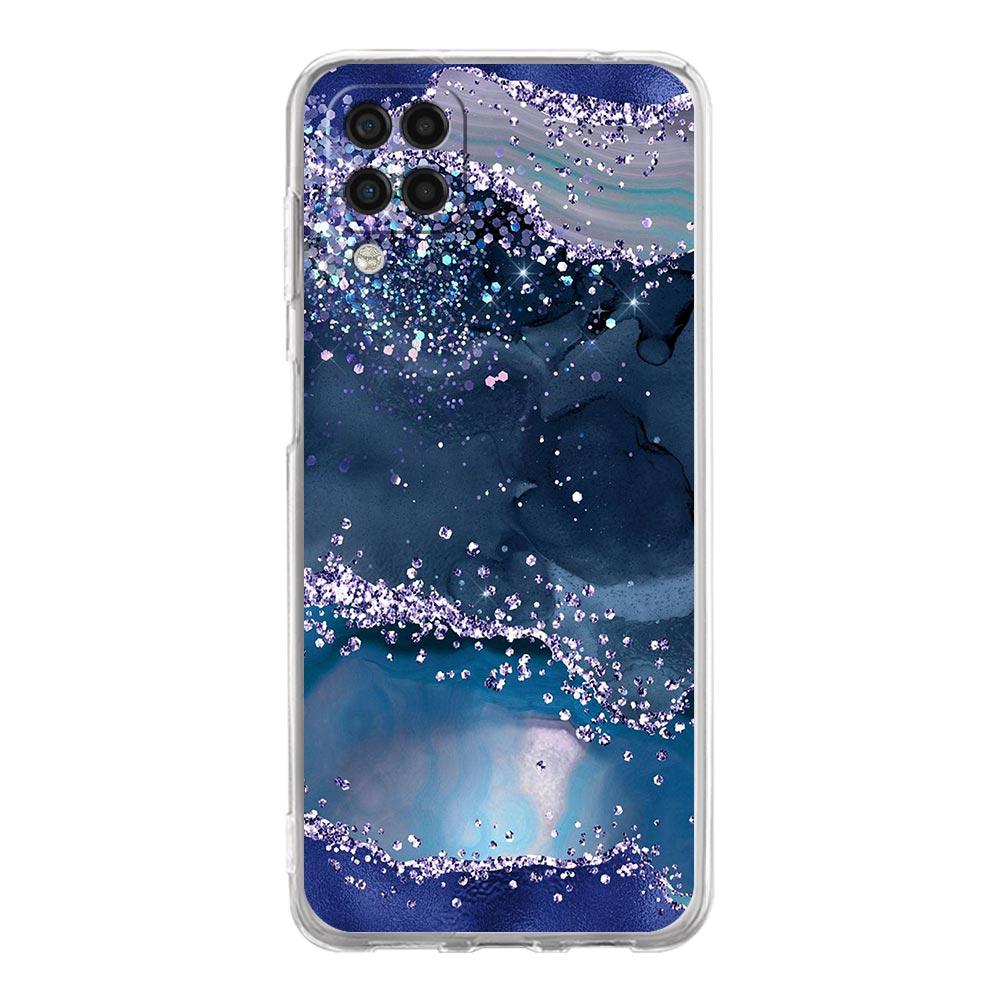 Agate Marble Phone Case For Samsung Galaxy A51 A71 A21S A12 A11 A31 A41 A03S A13 A33 A73 A53 A52 A32 5G A23 Soft Clear Cover