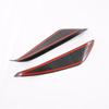 For Toyota BZ4X 2023-2025 ABS Carbon Fiber Rear Bumper Side Fender Splitter Fin