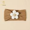 Baby Soft Nylon Headband with Five-Petal Flower - European & American Style