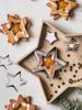 Flere Størrelser Femtakket Stjerneformet Kagedekoration Fondant Udskærere Værktøjer, Kage Cookie Rustfrit Stål Bagning Forme