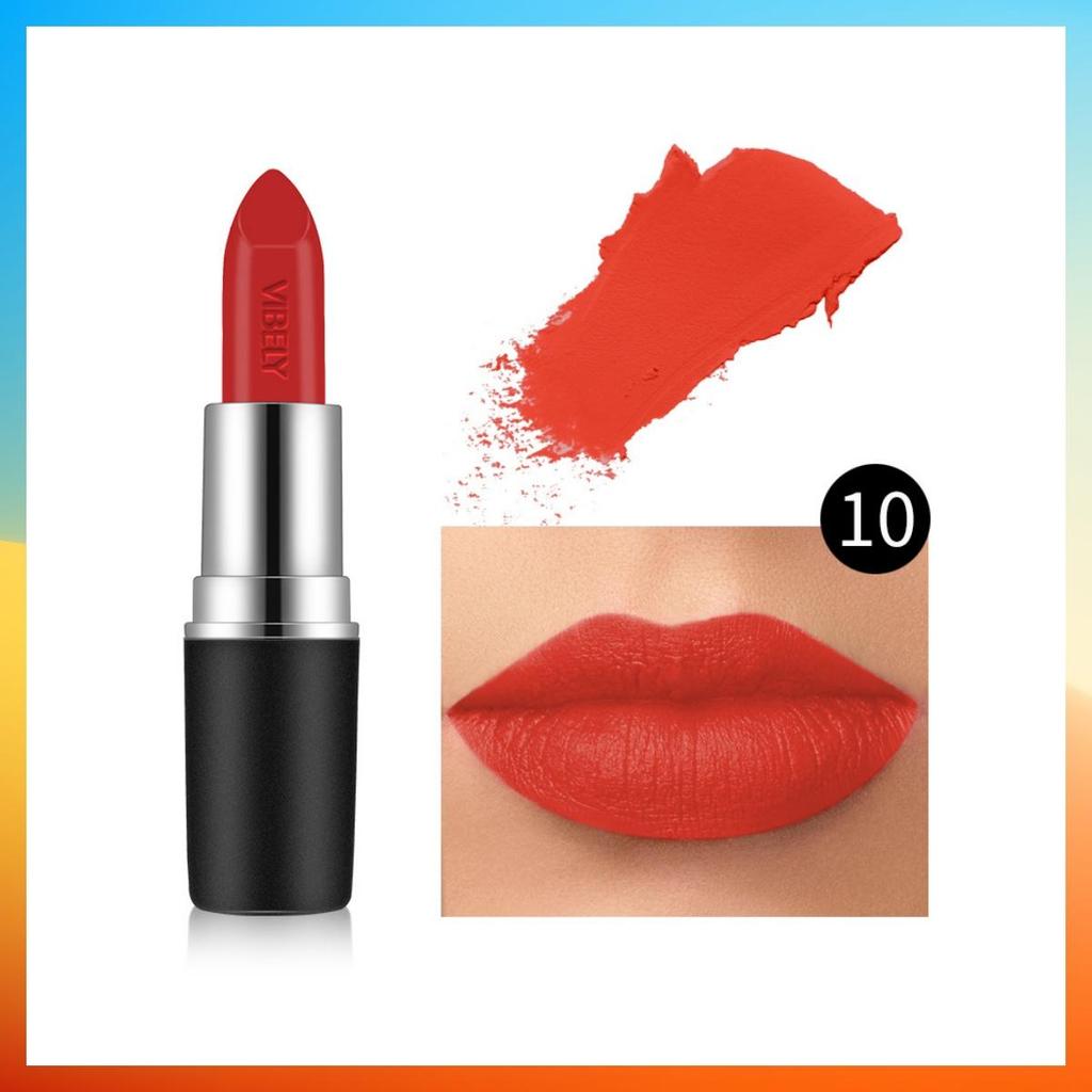 18 Colors Waterproof Matte Lipstick Professional Makeup