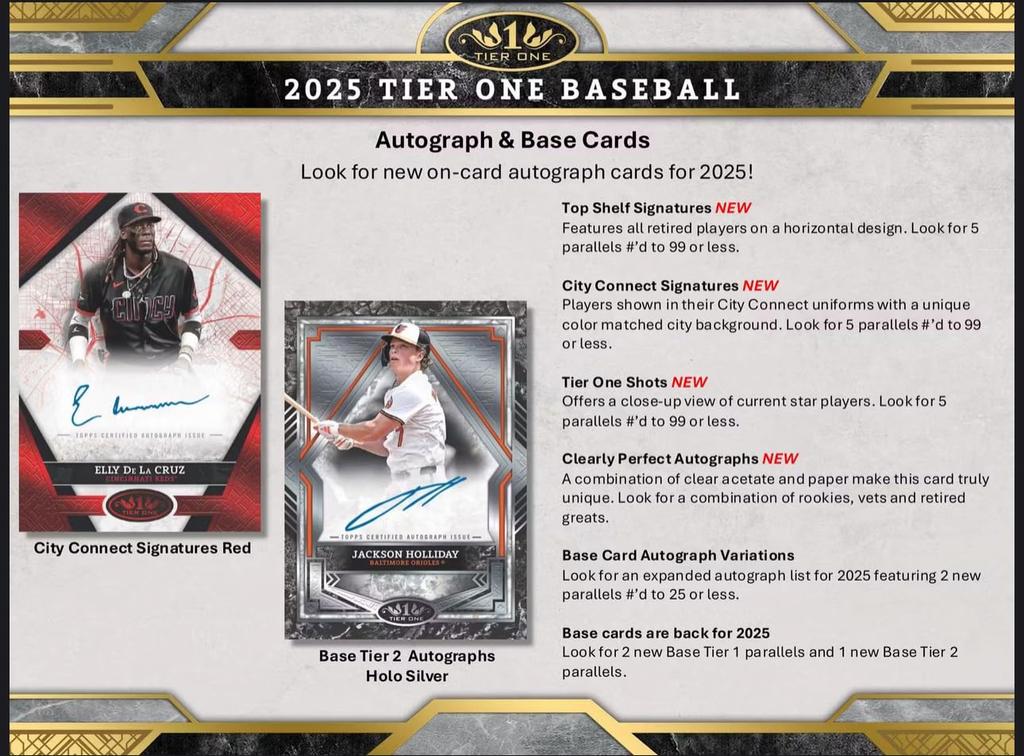2025 Tier One Baseball