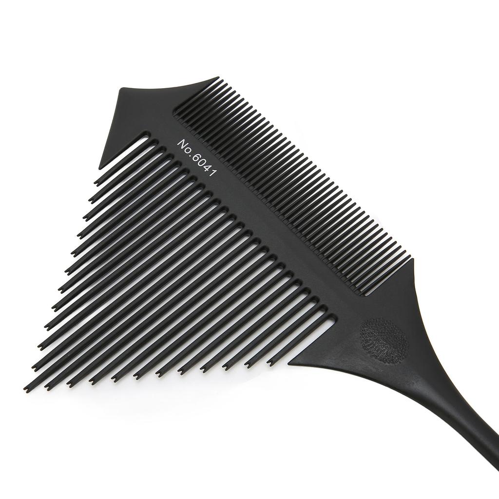 Hair Dyeing Highlighting Comb Home Salon Weaving Sectioning Tail Comb Styling Tool for Hair Coloring Black