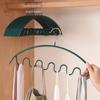 10pcs Wave Clothes Hangers Multifunctional Drying Rack Closet Storage Organization for Closet Space Saving