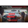 REDTIGER  A4 4k Dash Cam Front and Rear Drive Recorder GPS& 5G WiFi Touch Screen Night Vision 24H Parking Mode Voice Control