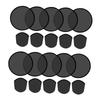 10Pcs Foldable Flying Disc Fans Folding Pocket Toy Set for Christmas