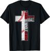 All I Need Is Baseball & Jesus Christian Cross Faith In God T-Shirt