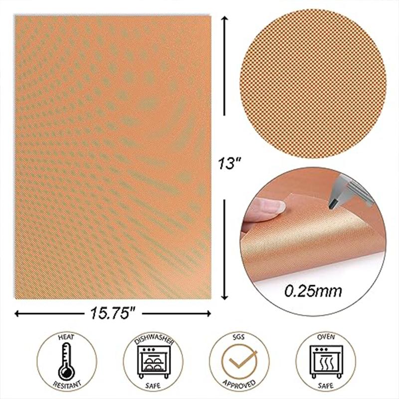 60*40cm Non-stick BBQ Grill Mat Baking Mat Barbecue Tool Cooking Grill Sheet Heat Resistance Kitchen BBQ Tool