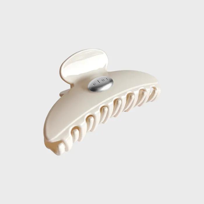 Logo Button Hair Clip M