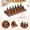 2/3 Tiers Wooden Finger Ring Display Stand 12 /18 Fingers Wooden Display Ring Cone  Dressing Table