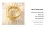 18K Gold-Plated Titanium Steel Geometric Stacking Rings