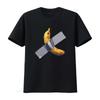 Duct Taped Banana T Shirt Comedy Fan Fine Art Funny Unisex Tri Blend Comfortable Vintage Washed Slightly Designer Clothes Soft