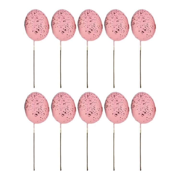 20Pcs Easter Foam Eggs DIY Party Decorative New Year Party Decoration