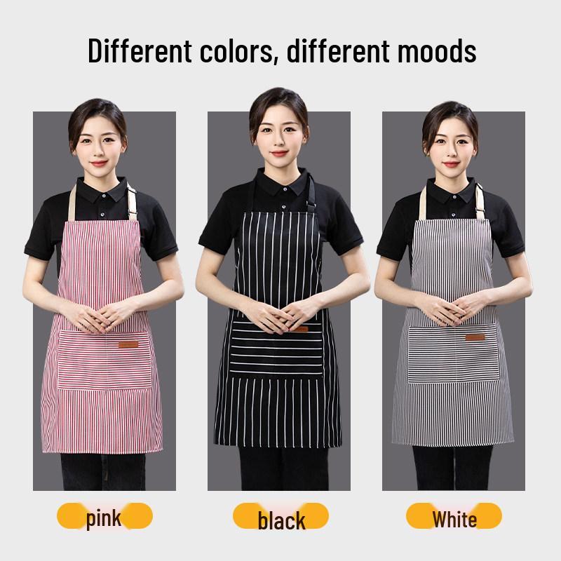 2026 Young Style Waterproof & Oil-Proof Kitchen Apron for Work & Catering