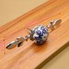 KAK 41mm China Blue and White Porcelain Ceramic Cabinet Handle and Pulls Kitchen Handles Drawer Knobs Furniture Handle and Knobs