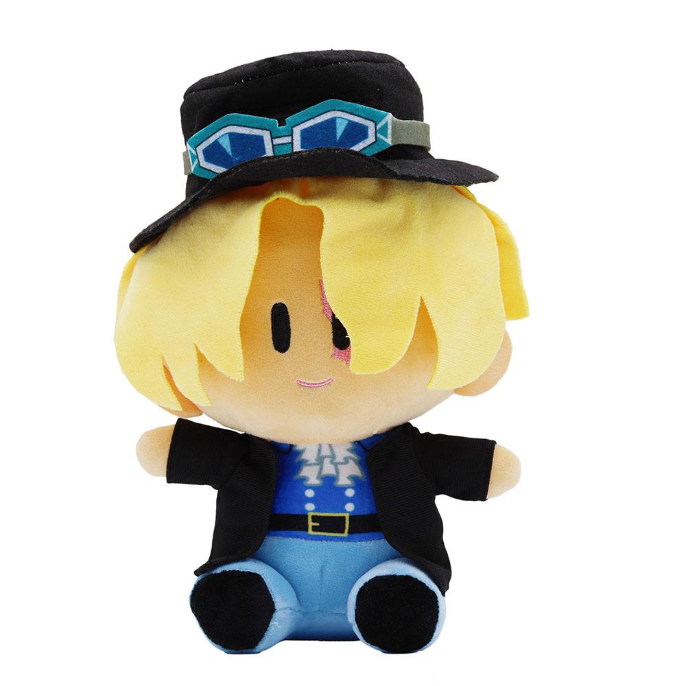 One Piece Luffy Anime Plush Toy Cartoon Character Sabo Sanji Trafalgar Law Zoro Ace Cute Stuffed Doll Kawaii Kids Christmas Gift