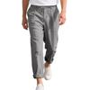 Men's Relaxed Fit Casual Straight-Leg Linen Naples-Style Breathable Trousers