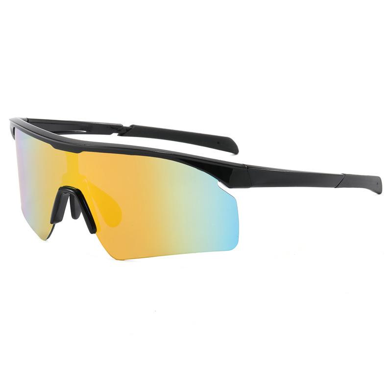 Cross Border New Cycling Glasses Running UV Resistant Outdoor Sports Sunglasses Integrated Windproof Wholesale