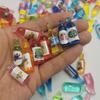 50pcs Simulation Beer Can Miniature Mini Fake Beer Bottles Photo Props For Fairy Garden Pub Bar