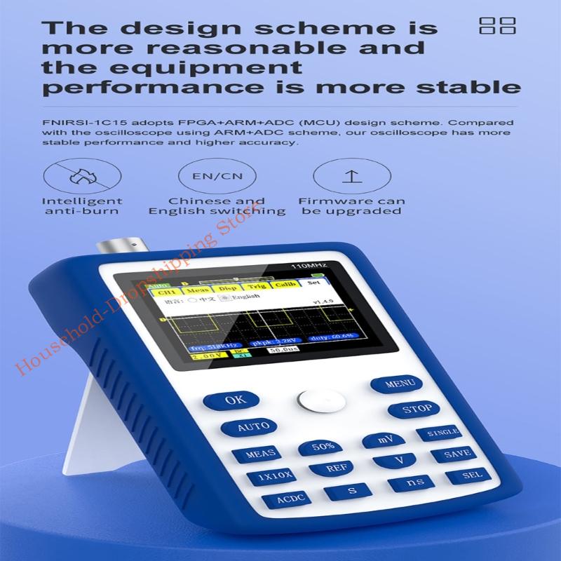 High Accuracy Digital Oscilloscope Handheld Device Featuring Build in Converter Suitable for Reliable Testing