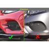 Chrome Front Bumper Grill Cover Fog Light Trims For 2016- Mercedes GLC