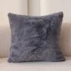 Soft Fluffy Solid Home Fuzzy Pillowcase Decorative Cushion Covers Faux Fur Solid Square Throw For Bed Sofa Car Girl Room