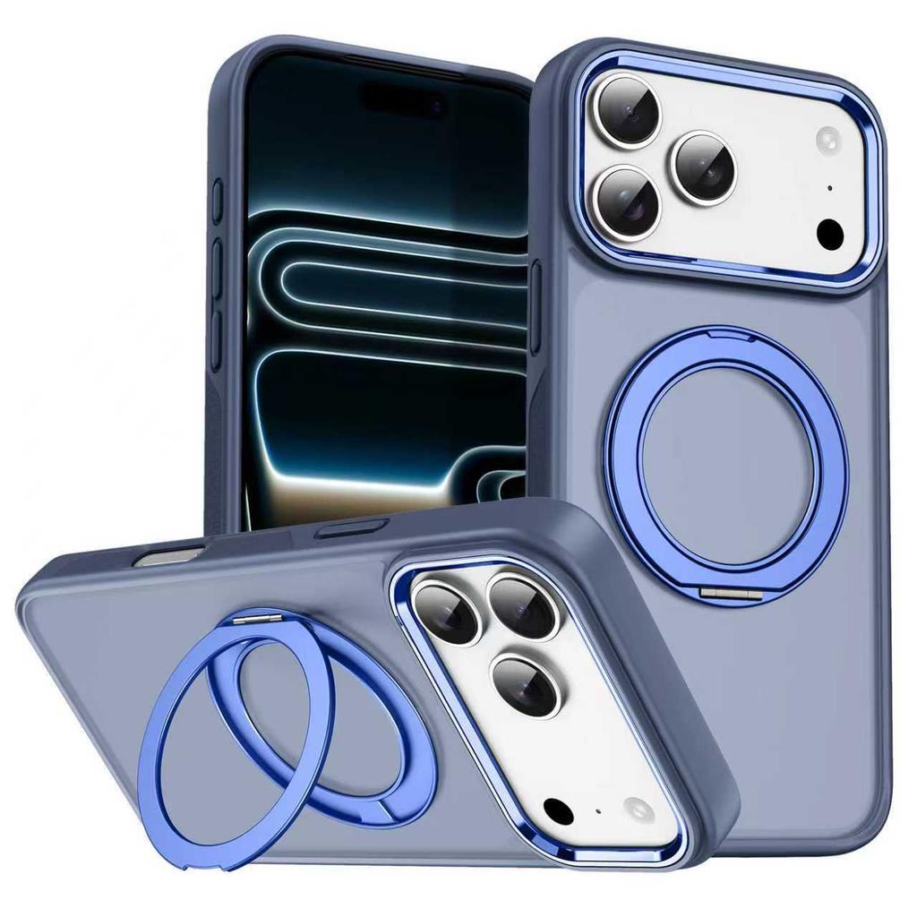 Applicable to iPhone17ProMax escape armor 360 bracket magnetic mobile phone case Apple 16Pro anti-drop 15 protective case