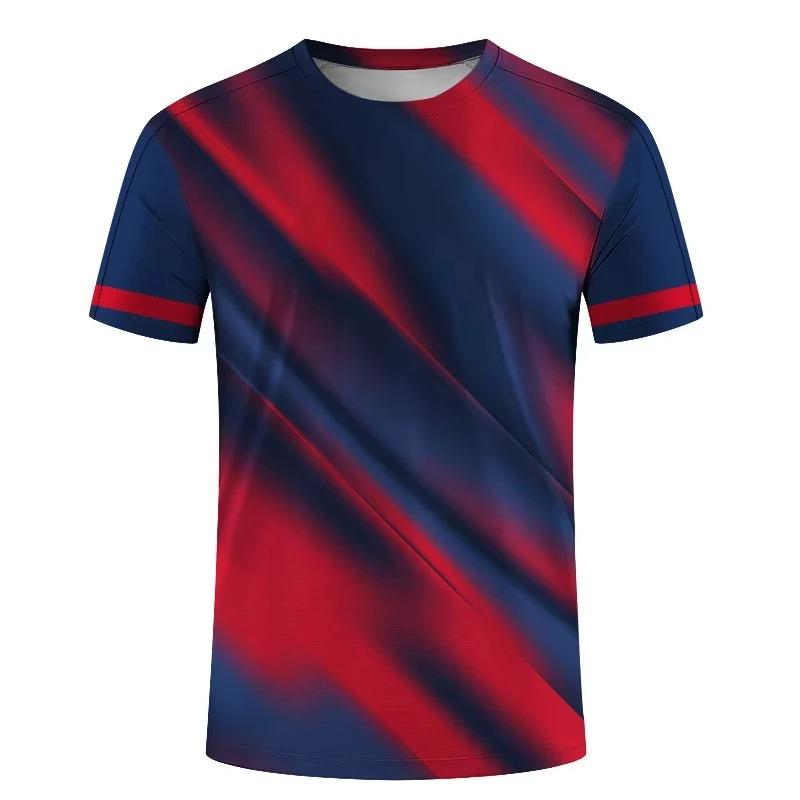 Einfache Mode Sport T-Shirts für Herren Sommer Outdoor Kurzarm Bedruckte T-Shirts Lässig Locker Laufen Fitness T-Shirts Oberteile