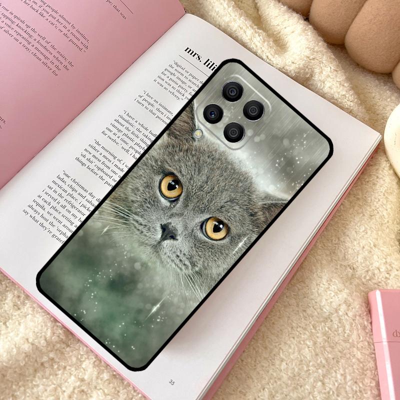 British Shorthair Cat Case For Samsung Galaxy M21 M12 M13 M14 M15 M06 M16 M36 M56 M31 M53 M32 M52 M35 M55 M34 M54